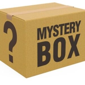 Mystery Box Decorative Cardboard Box - Kraft Brown with Black Print